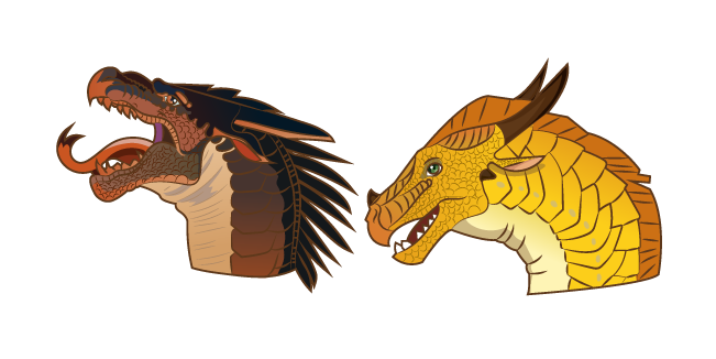Wings of Fire Starflight and Sunny