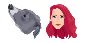 Jenna Marbles and Kermit the Dog