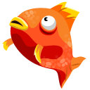 Tiko Fishstick and Orange Flopper pointer